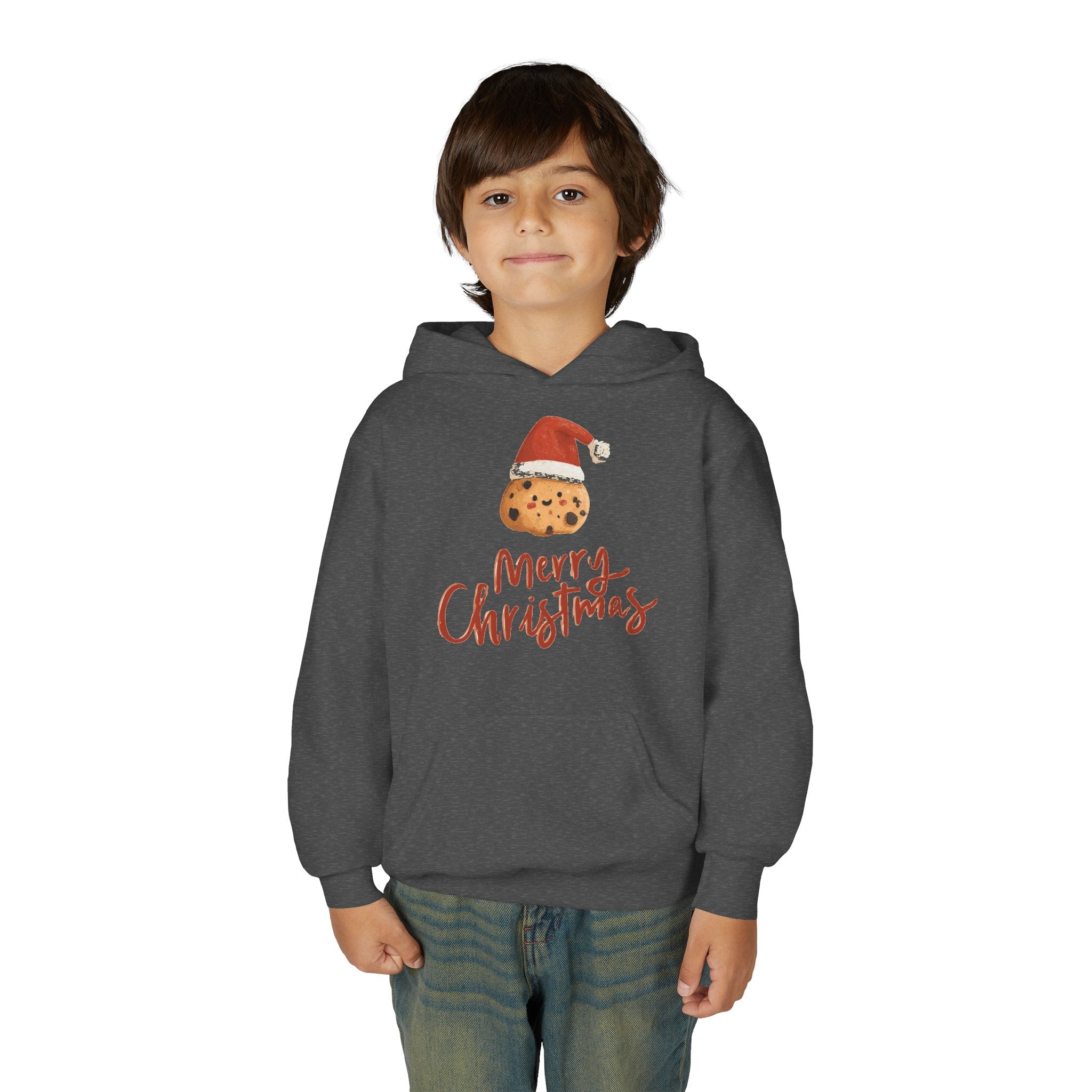 Christmas Cookie Youth Heavy Blend Hooded Sweatshirt