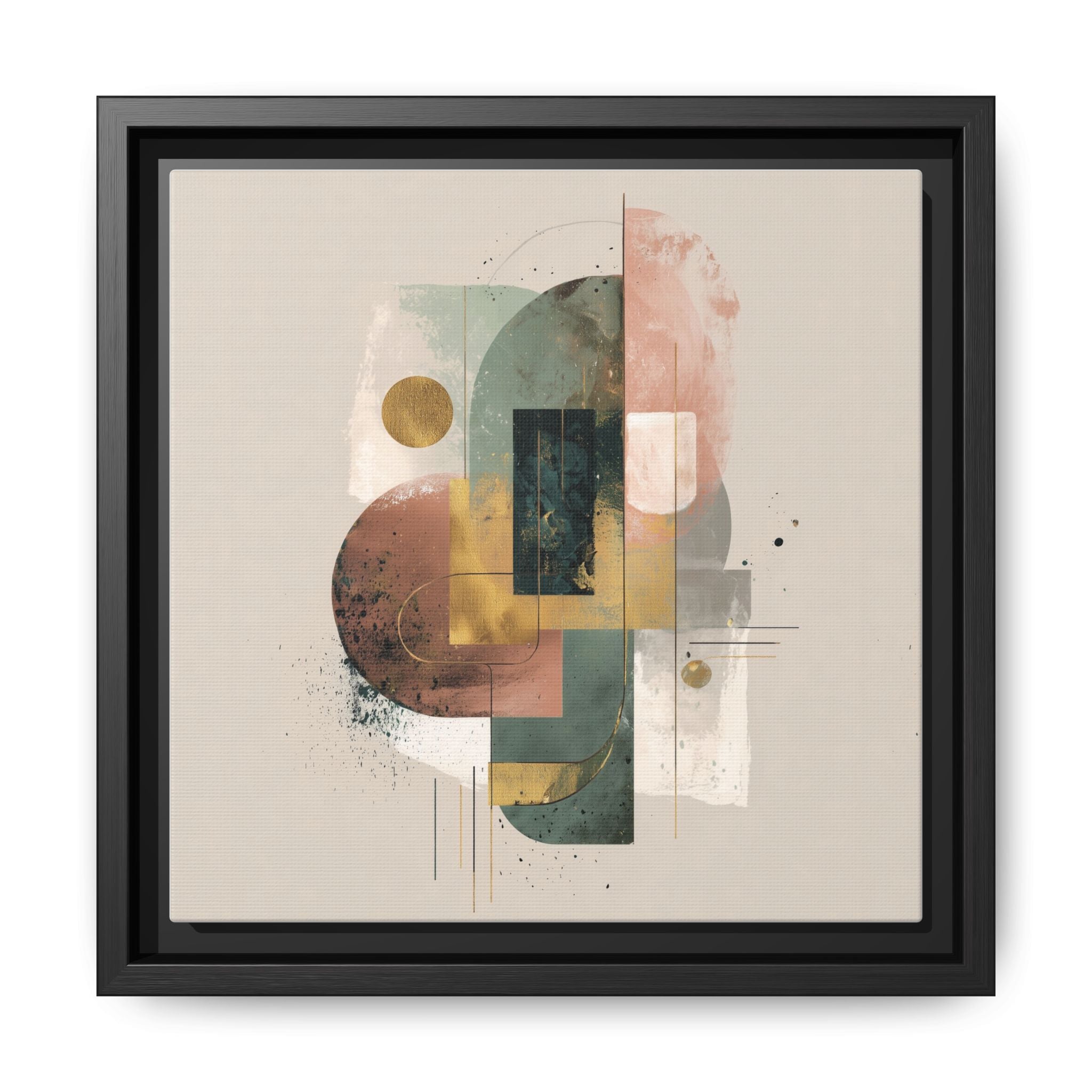 Organic Geometries: Fragmented Forms, Digital Abstract Composition, Layered Minimalist Art   |   Custom Orders Accepted