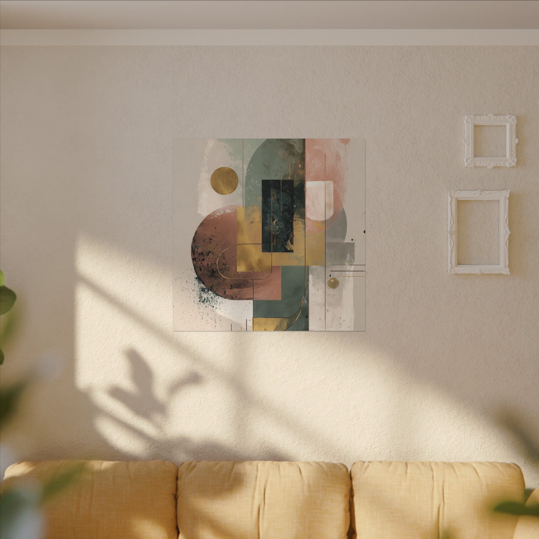 Geometric Harmony: Abstract Composition, Modernist Minimalism, Ethereal Design Layers   |   Custom Orders Accepted