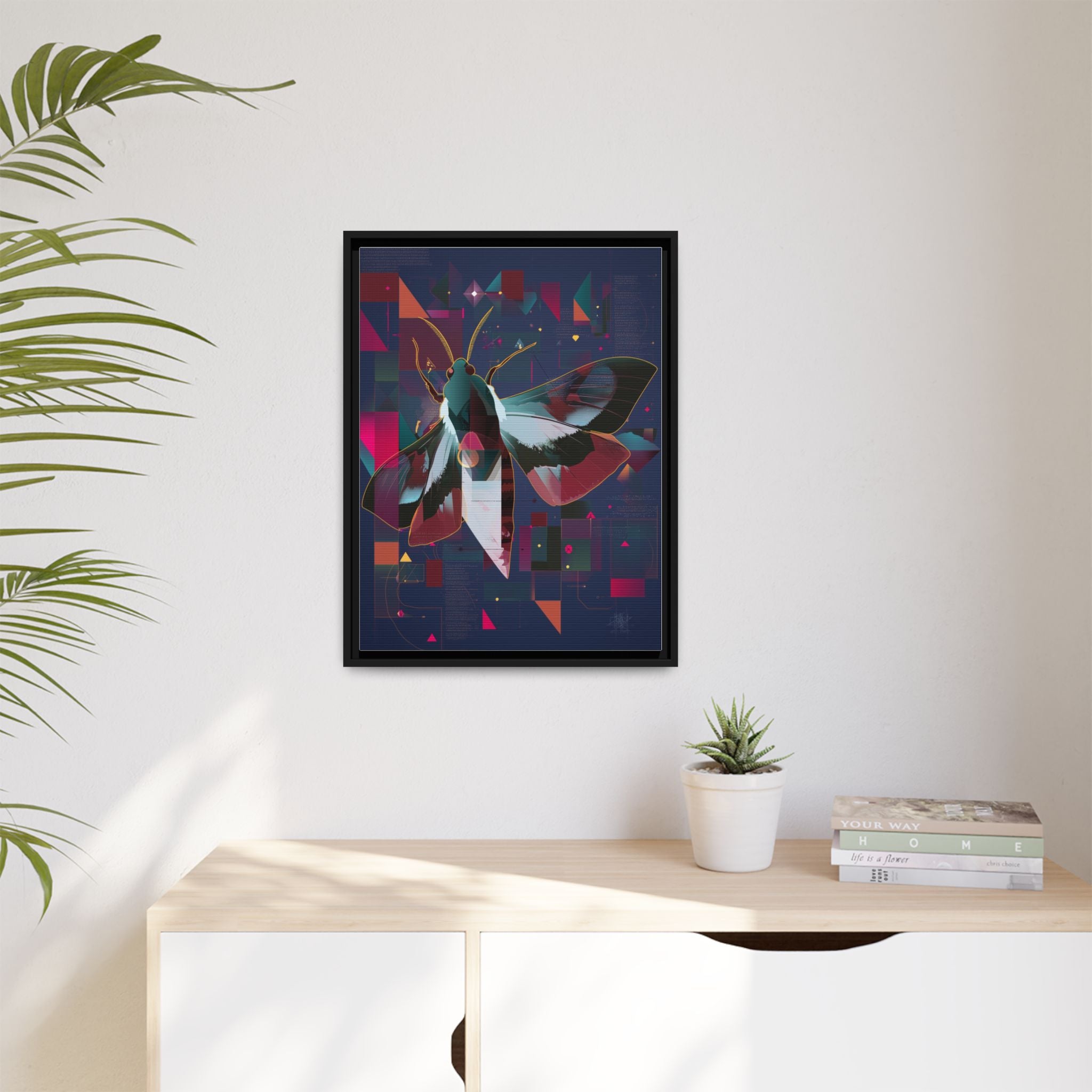 Digital Metamorphosis: Geometric Butterfly, Technological Nature   |    Custom Orders Available