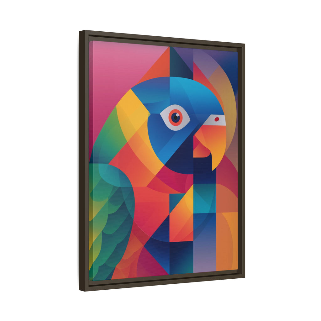 Cubist Parrot Prisma: Geometric Bird Design, Modern Angular Art   |    Custom Orders Available