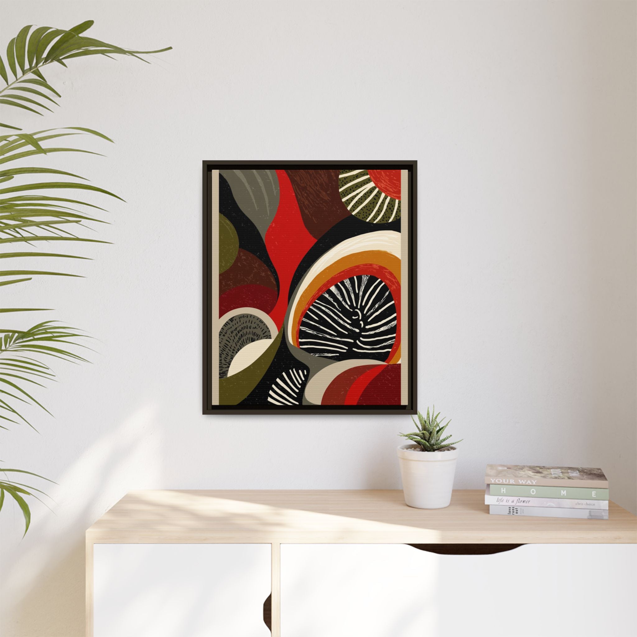 Geometric Rhythm: Abstract Composition, Mid-Century Modern Art, Radial Design Inspiration   |   Custom Orders Accepted