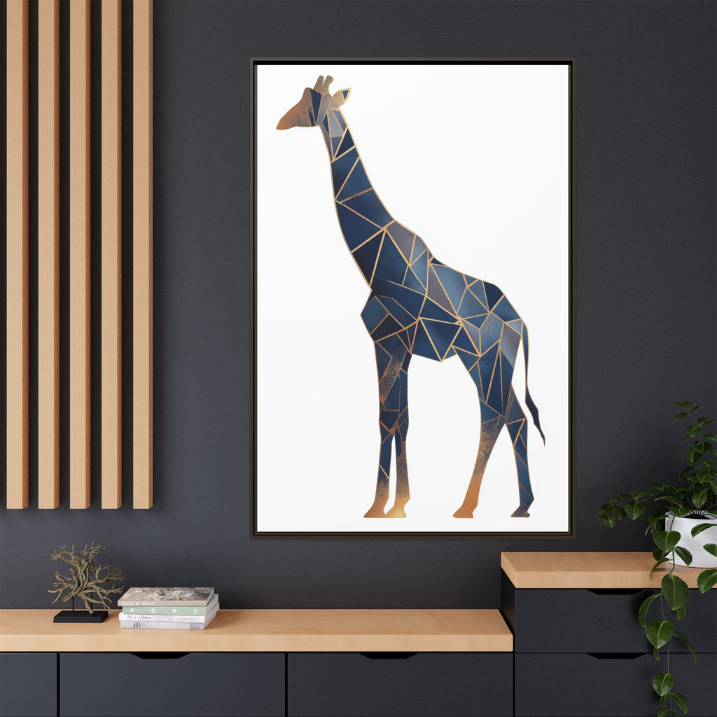 Geometric Giraffe: Modern Wildlife Art, Angular Minimalist Design   |  Personalized & Custom Orders Available