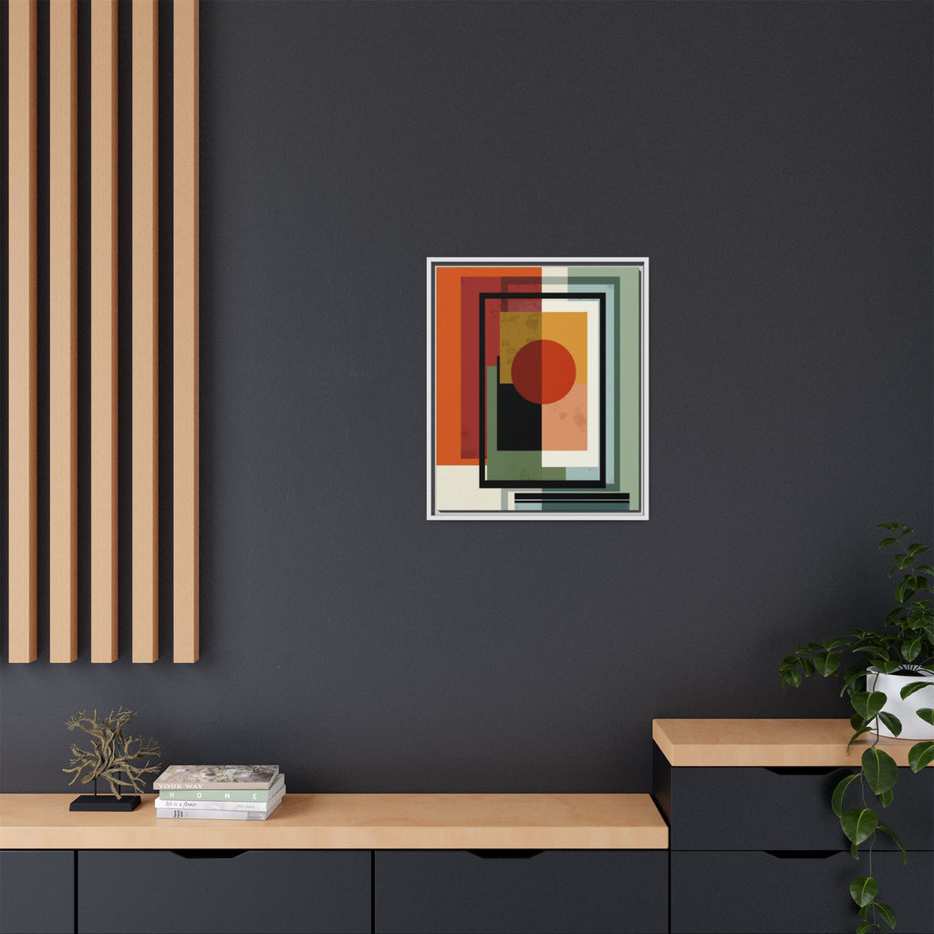 Geometric Harmonies: Mid-Century Modern Composition, Constructivist Inspiration, Abstract Rectangular Interplay   |   Custom Orders Accepted