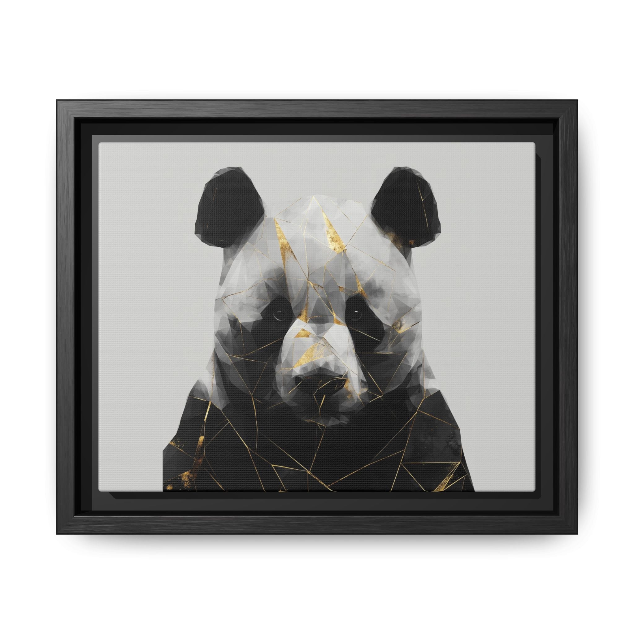Fractured Panda: Geometric Wildlife Art, Low-Poly Contemporary Portrait   |  Personalized & Custom Orders Available