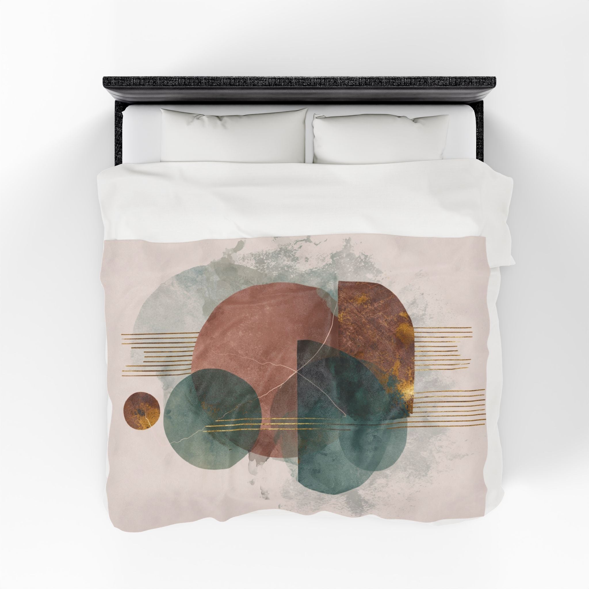 Ethereal Geometries: Translucent Circles in Muted Tones, Modern Abstract Minimalism   |    Custom Orders Available