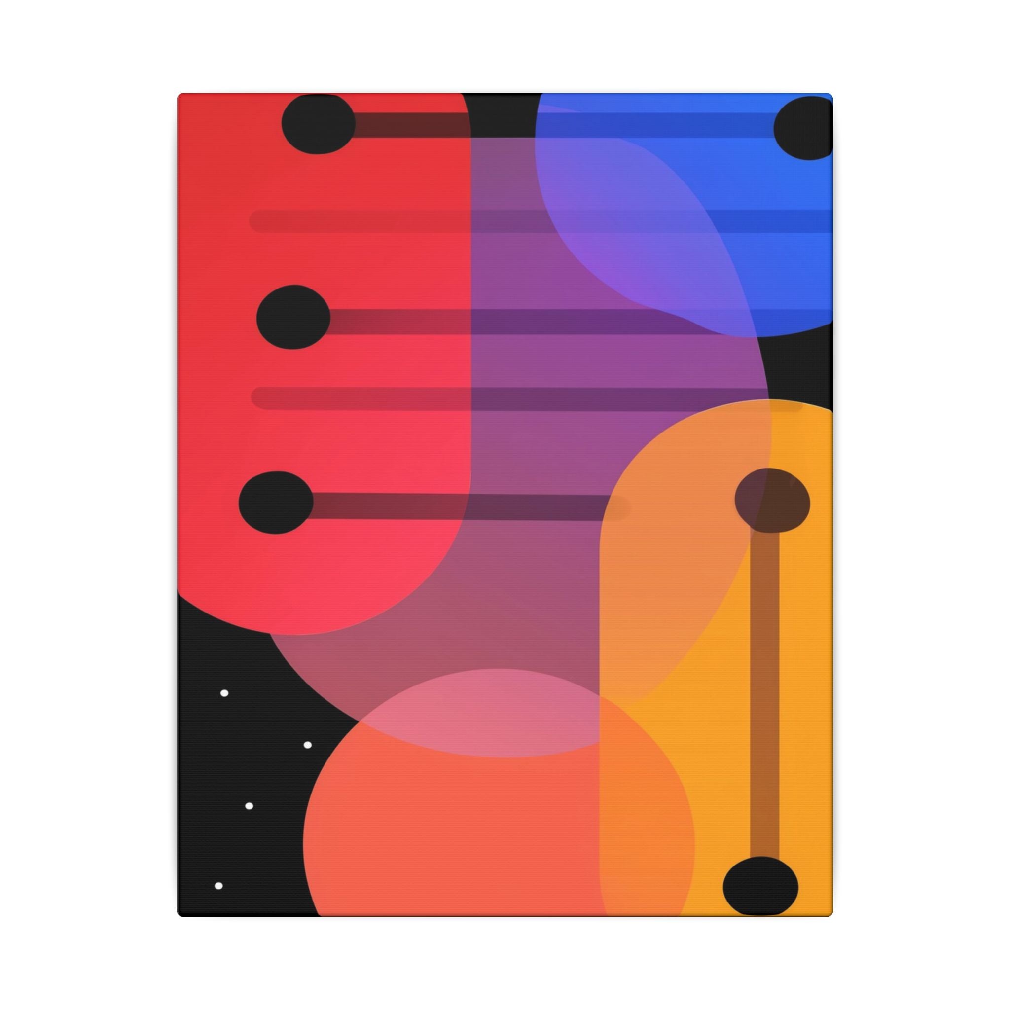 Cosmic Geometry: Abstract Shapes in Vibrant Colors, Digital Minimalist Design, Constructivist Inspiration   |   Custom Orders Accepted