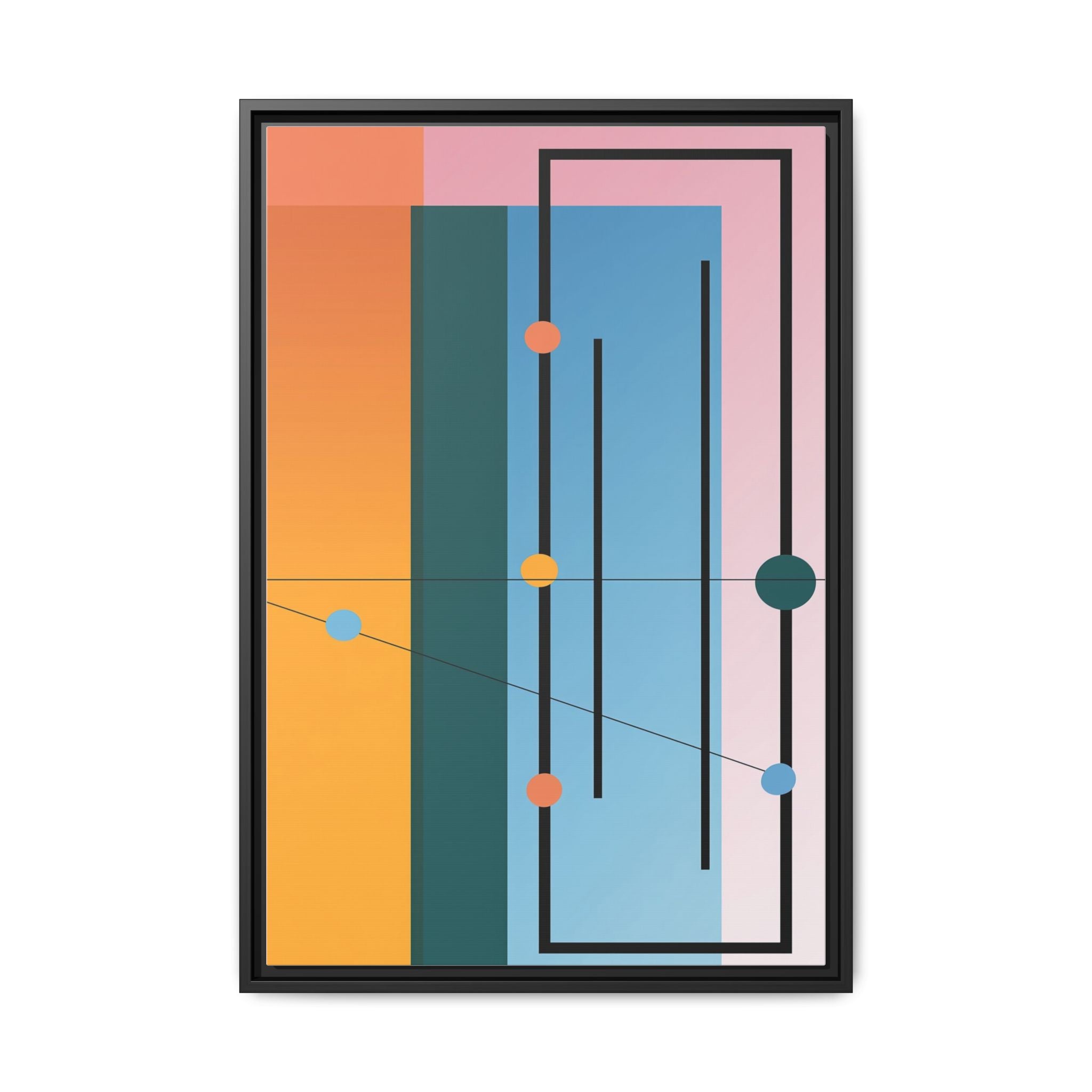 Geometric Harmony: Constructivist Color Planes, Modernist Composition, Abstract Spatial Rhythm   |   Custom Orders Accepted