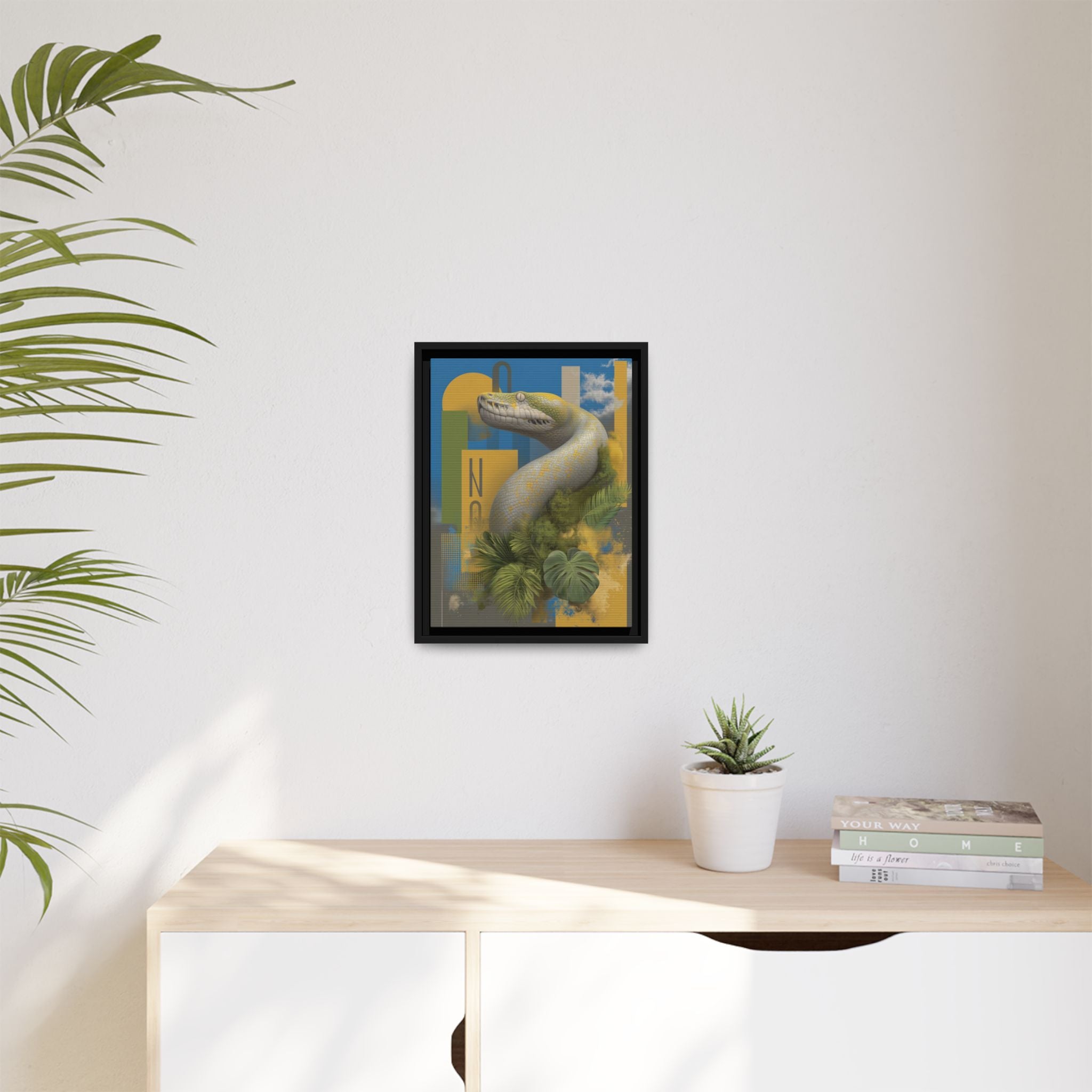 Serpent's Geometry: Tropical Realism, Digital Wildlife Composition   |    Custom Orders Available