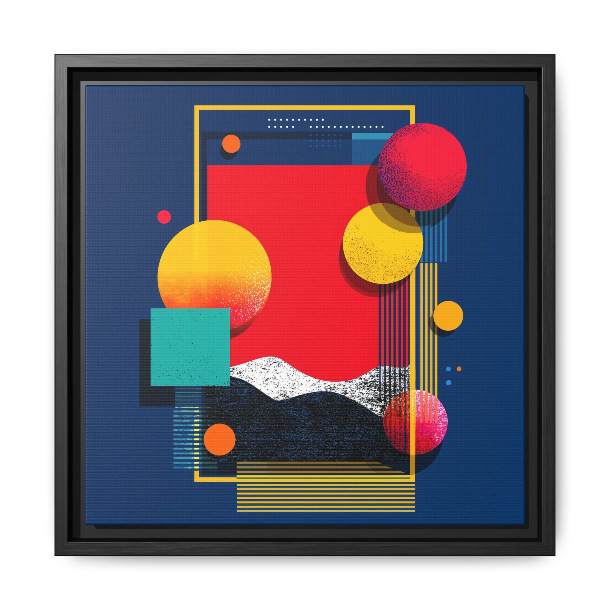 Geometric Horizons: Abstract Landscape Composition, Modernist Digital Art, Colorful Geometric Design   |   Custom Orders Accepted