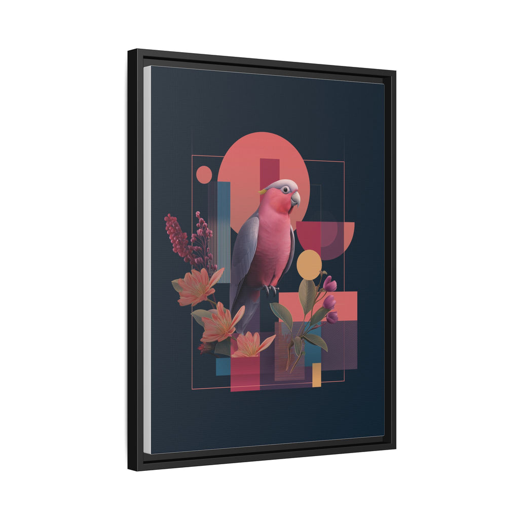 Geometric Rose Galah: Digital Art Deco, Retro-Futuristic Parrot Composition   |    Custom Orders Available