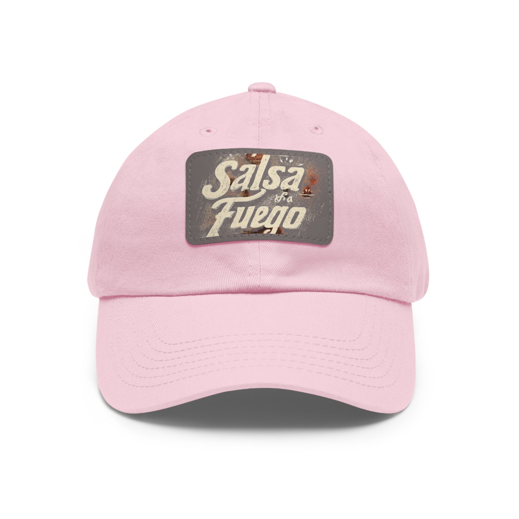 Salsa Fuego Dad Hat with Leather Patch (Rectangle)
