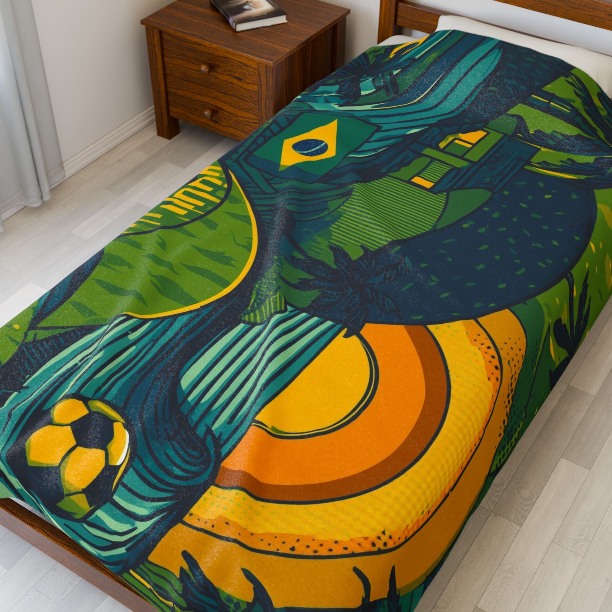 Brazil in Layers: Cultural Mosaic, Graphic Landscape Illustration   |   Custom Orders Accepted