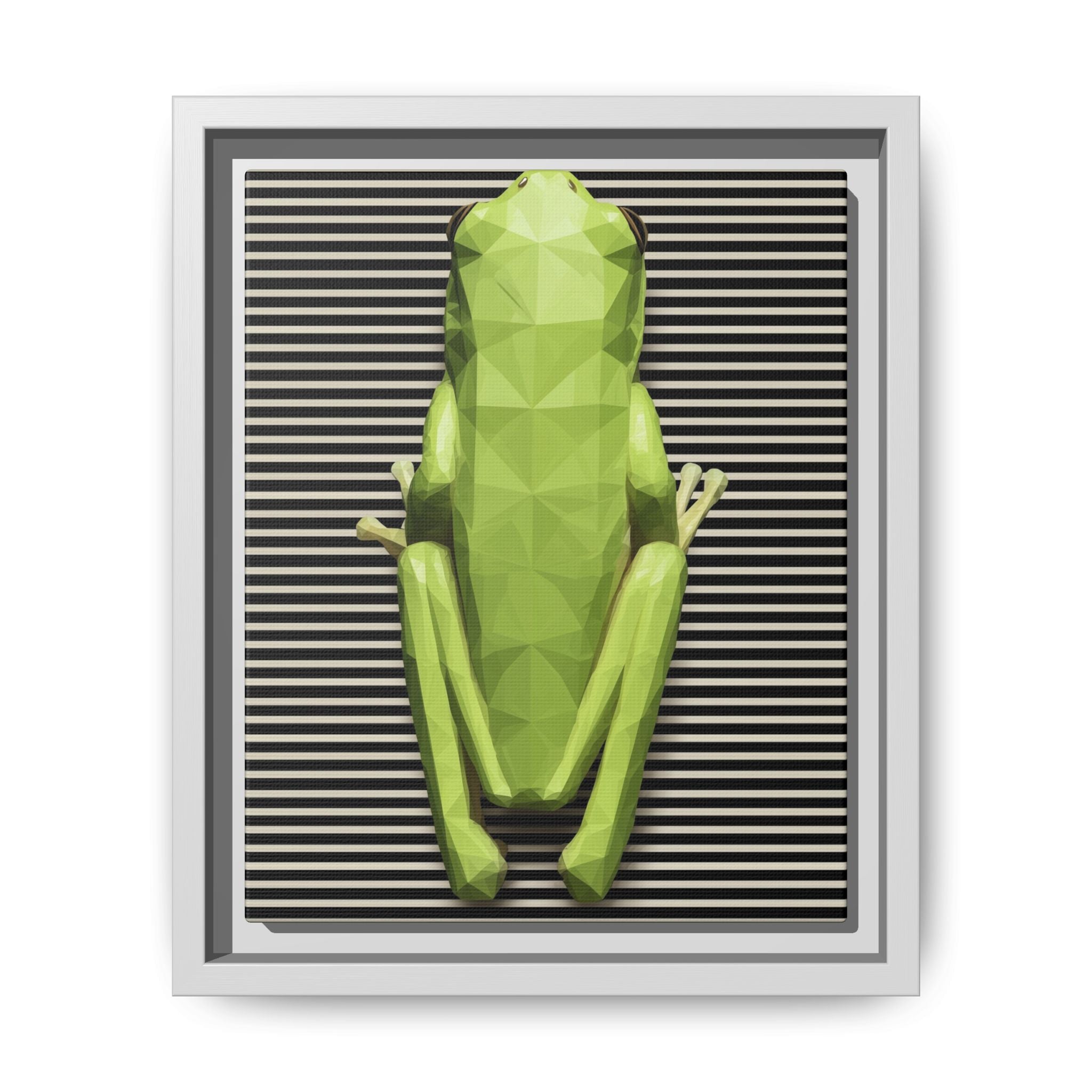 Geometric Amphibian: Low-Poly Frog Design, Digital Art Minimalism   |  Personalized & Custom Orders Available