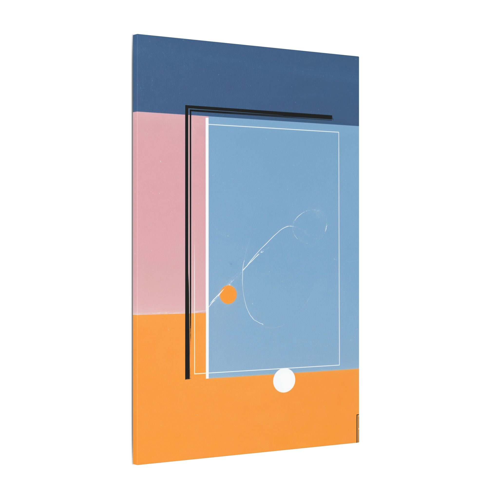 Geometric Harmony: Abstract Minimalist Composition, Modernist Color Fields, Constructivist Design Principles   |   Custom Orders Accepted