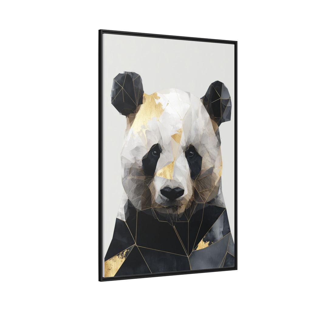 Fractal Panda: Geometric Digital Art, Low Poly Wildlife Portrait   |  Personalized & Custom Orders Available
