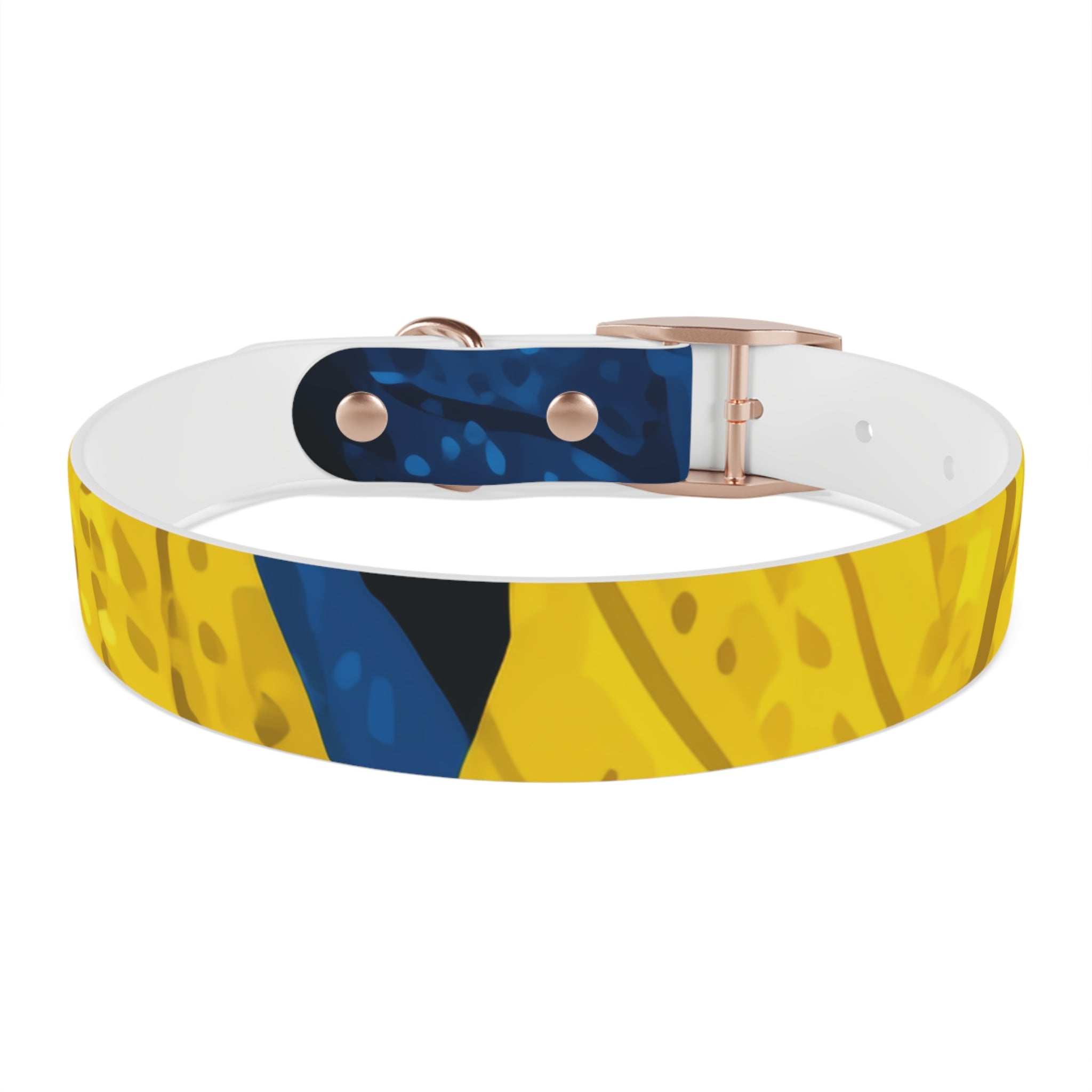 Colorful Colombian Abstract Dog Collar — Vibrant Ethnic Pattern Pet Collar