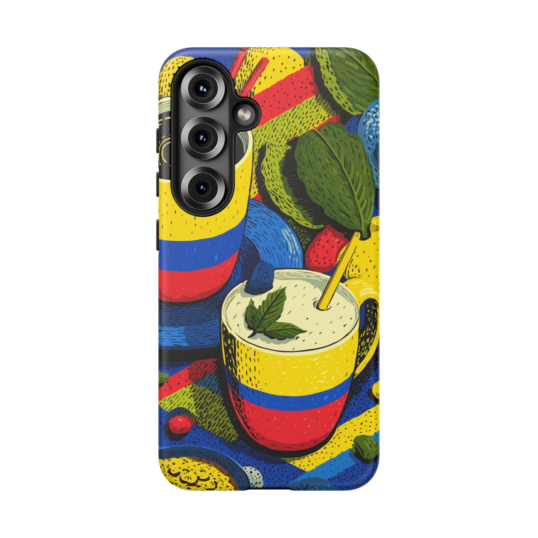 Vibrant Phone Case for Tough Cases | Colorful Colombian Art, Unique Gift, Trendy Accessory, Summer Style, Festival Must-Have