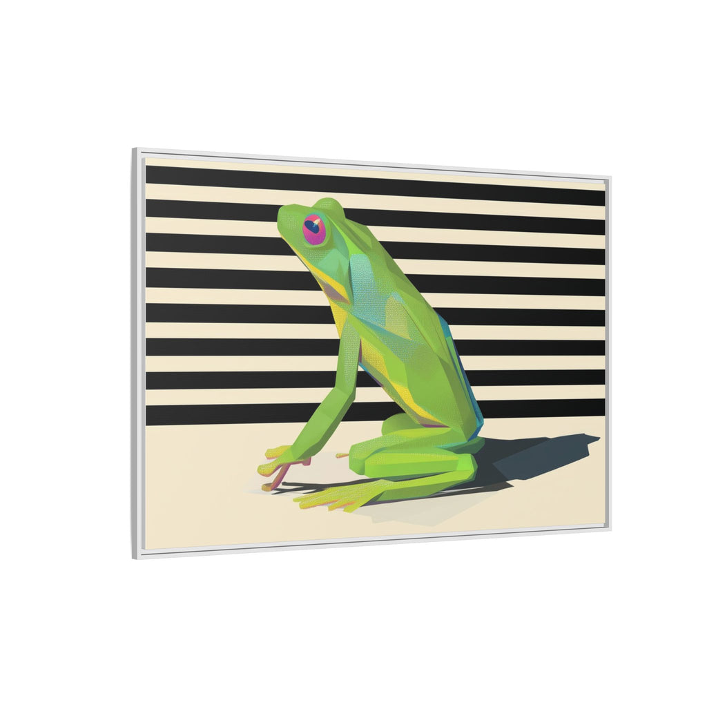 Geometric Amphibian: Stylized Frog Design, Modern Minimalist Art Print   |    Custom Orders Available