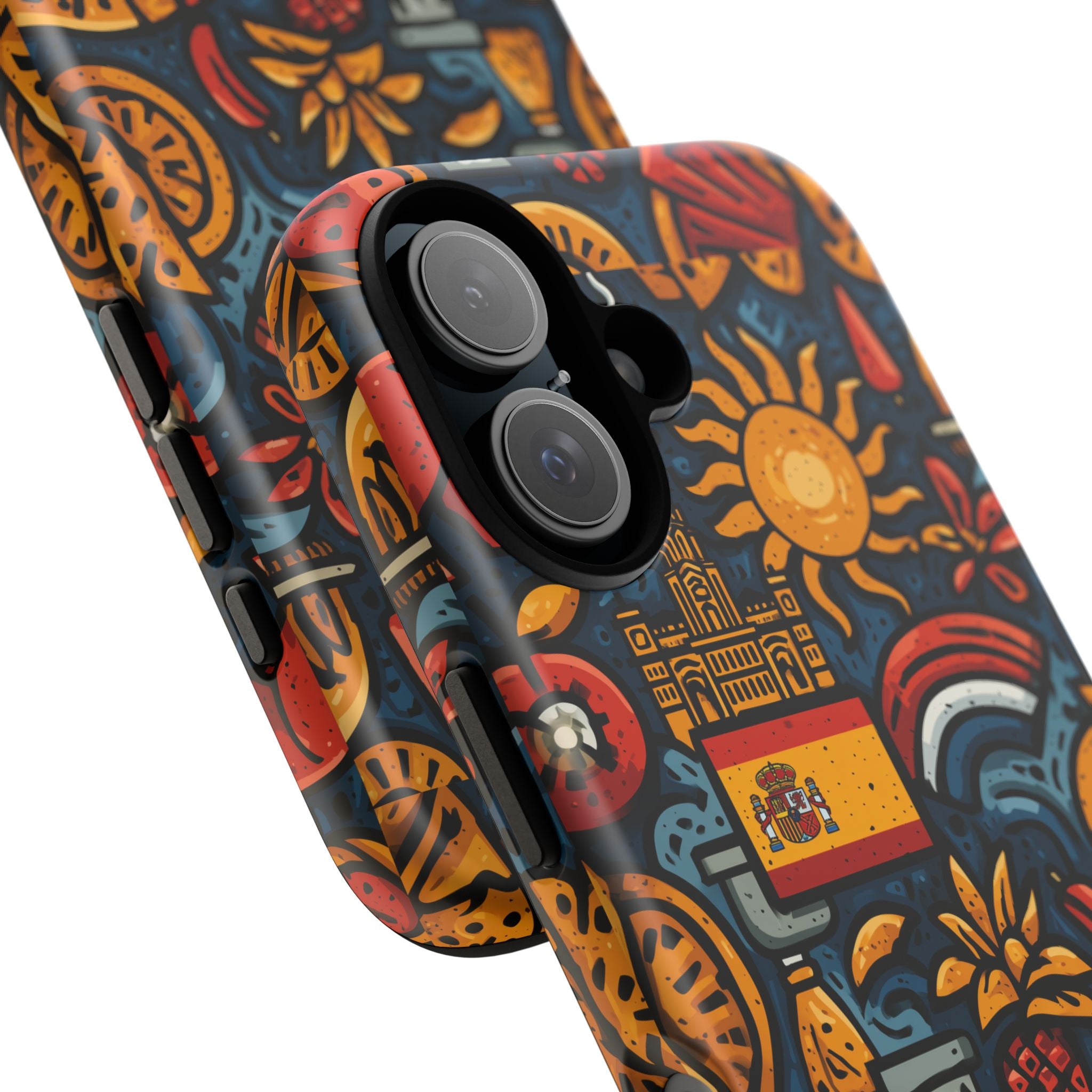 Vibrant Spanish Phone Case featuring Spanish Culture | Tough Cases | Travel Gift, Art Lover's Accessory, Colorful Cover, Unique Design