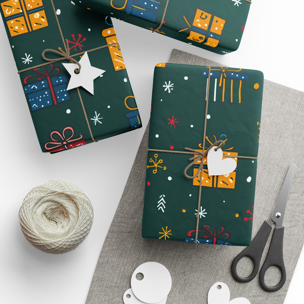 Festive Gift Wrapping Paper | Holiday Wrapping Supplies, Christmas Gift Wrap, Birthday Party Decor, Eco-Friendly Gift Wrap, Present [...]
