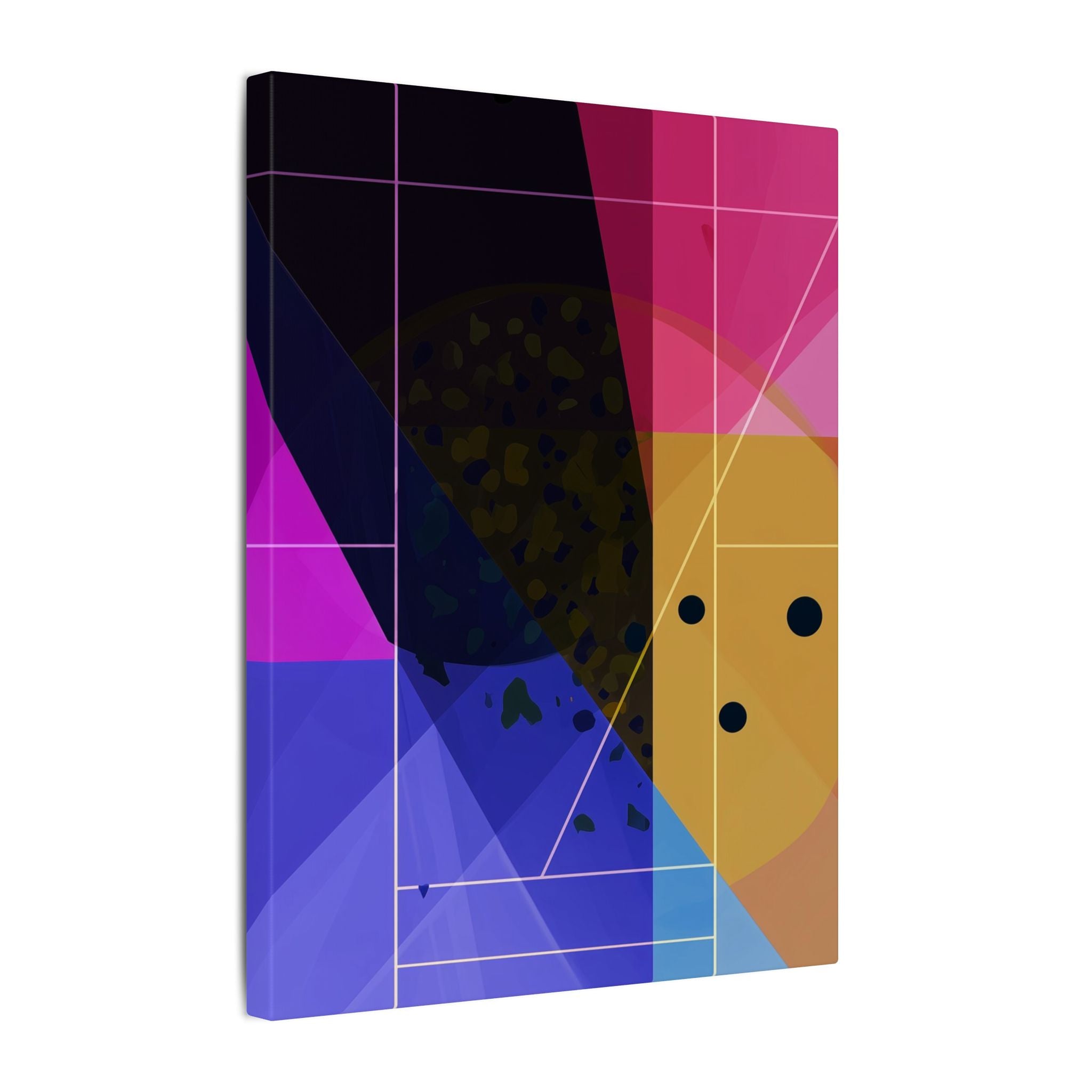 Geometric Intersections: Angular Minimalism, Digital Constructivism, Chromatic Grid Composition   |   Custom Orders Accepted