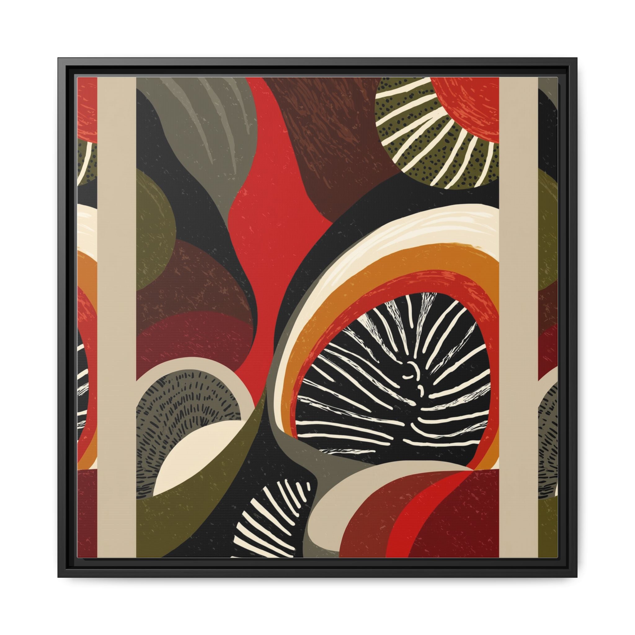 Geometric Rhythm: Abstract Composition, Mid-Century Modern Art, Radial Design Inspiration   |   Custom Orders Accepted