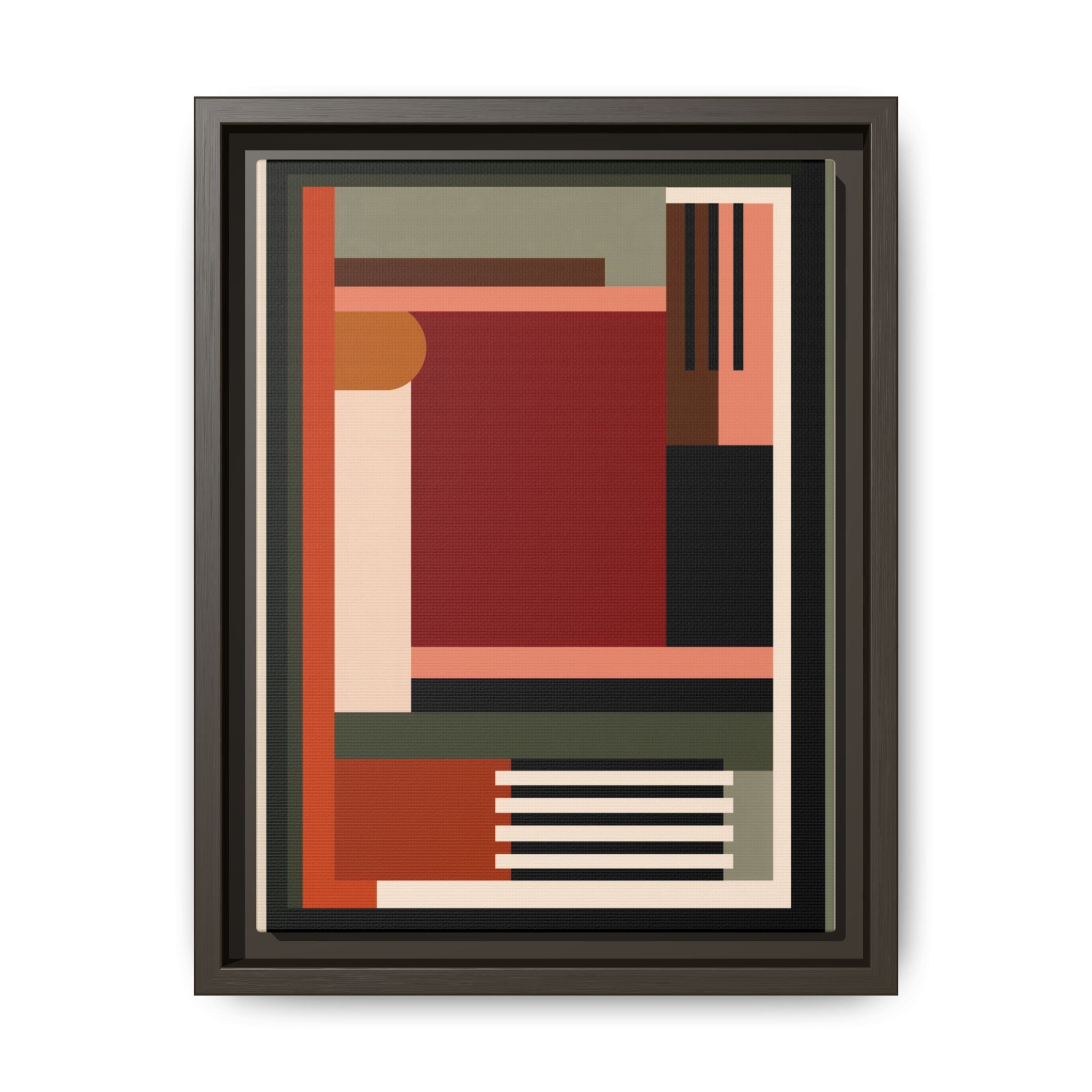 Architectural Geometries: Modern Abstract Composition, Bauhaus-Inspired Design, Geometric Color Blocking   |   Custom Orders Accepted