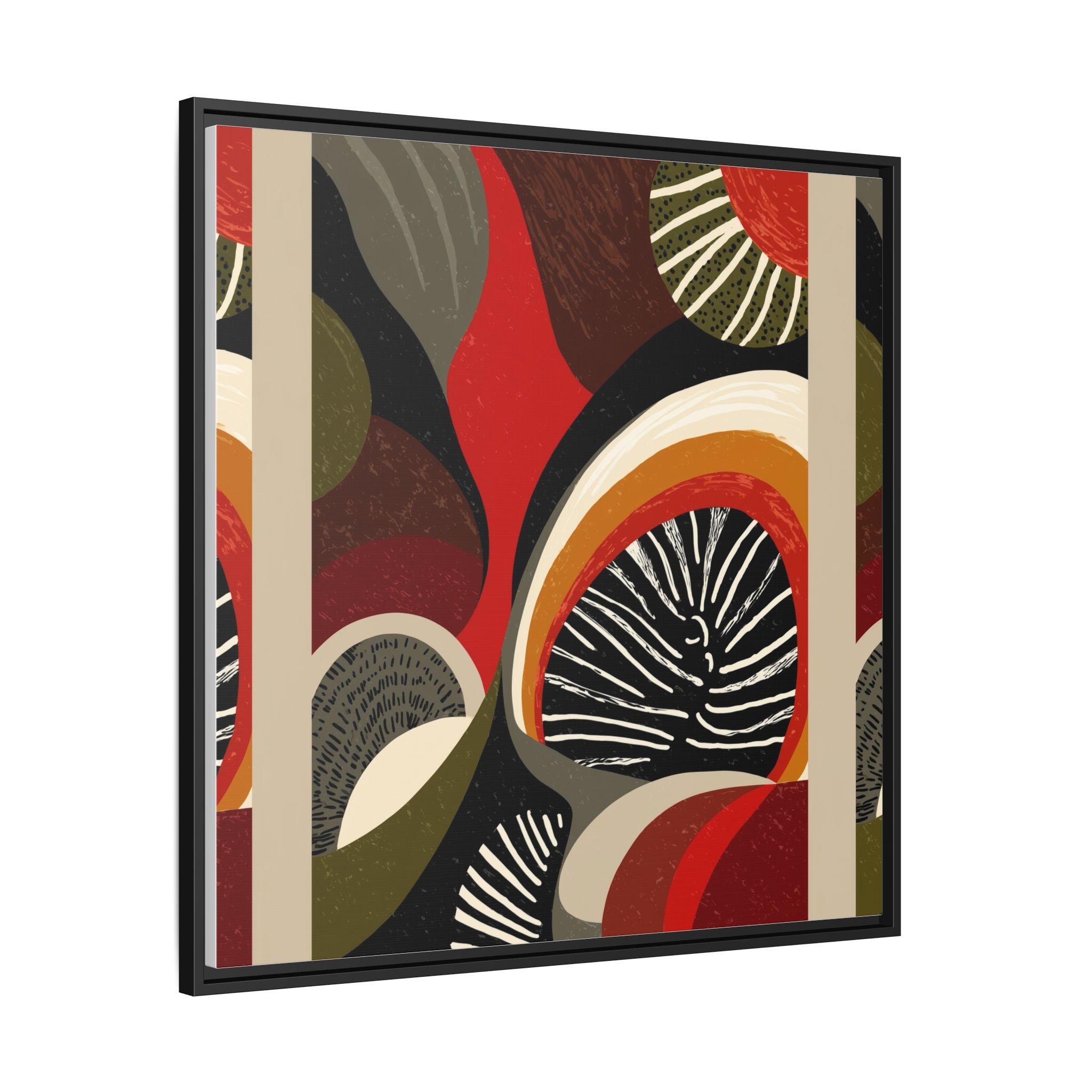 Geometric Rhythm: Abstract Composition, Mid-Century Modern Art, Radial Design Inspiration   |   Custom Orders Accepted