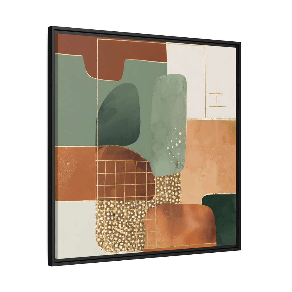 Geometric Harmony: Abstract Minimalist Art, Mid-Century Modern Design, Organic Shapes Composition   |   Custom Orders Accepted