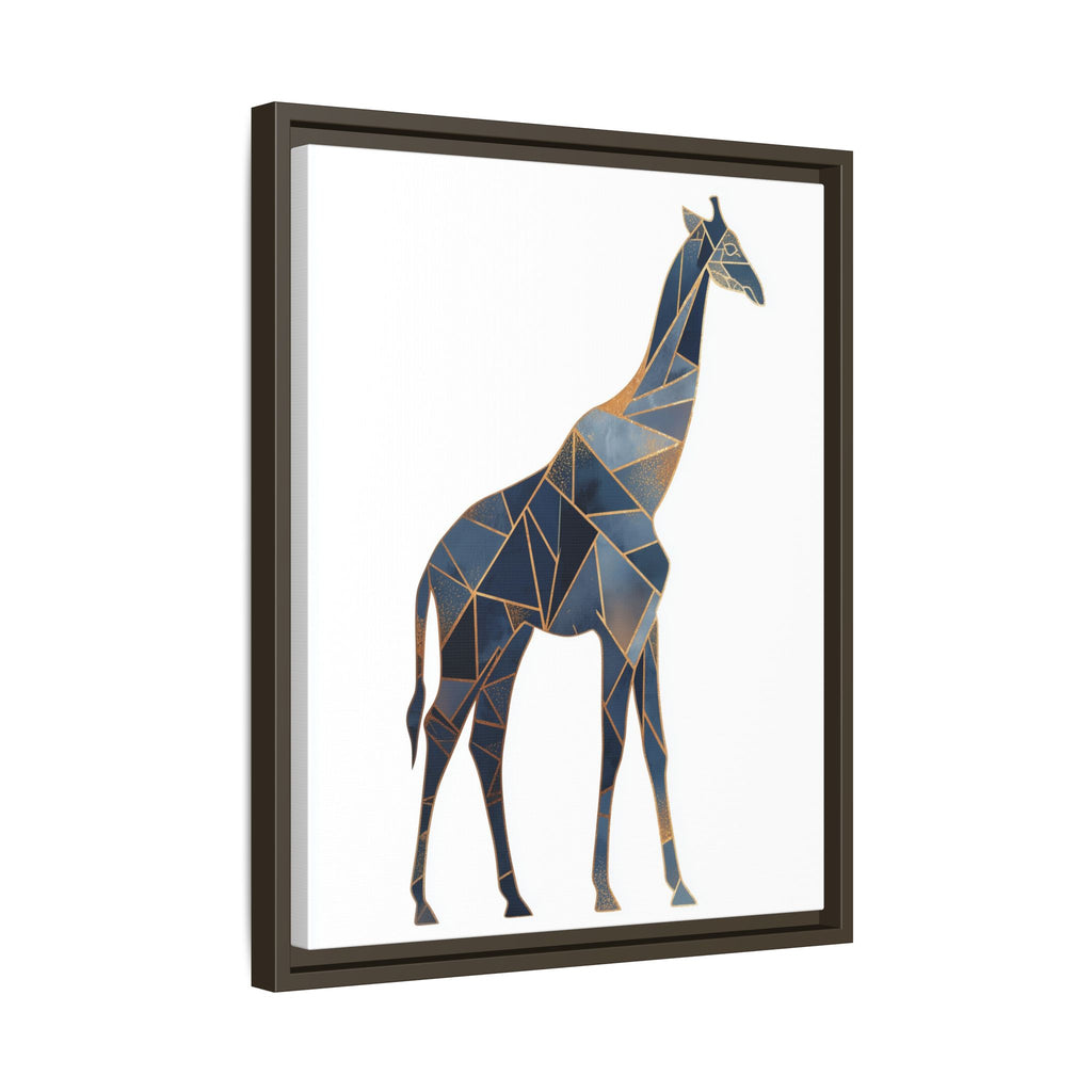 Geometric Giraffe Framed Print : Polygonal Wildlife Art, Modern Mosaic Design   |  Personalized & Custom Orders Available