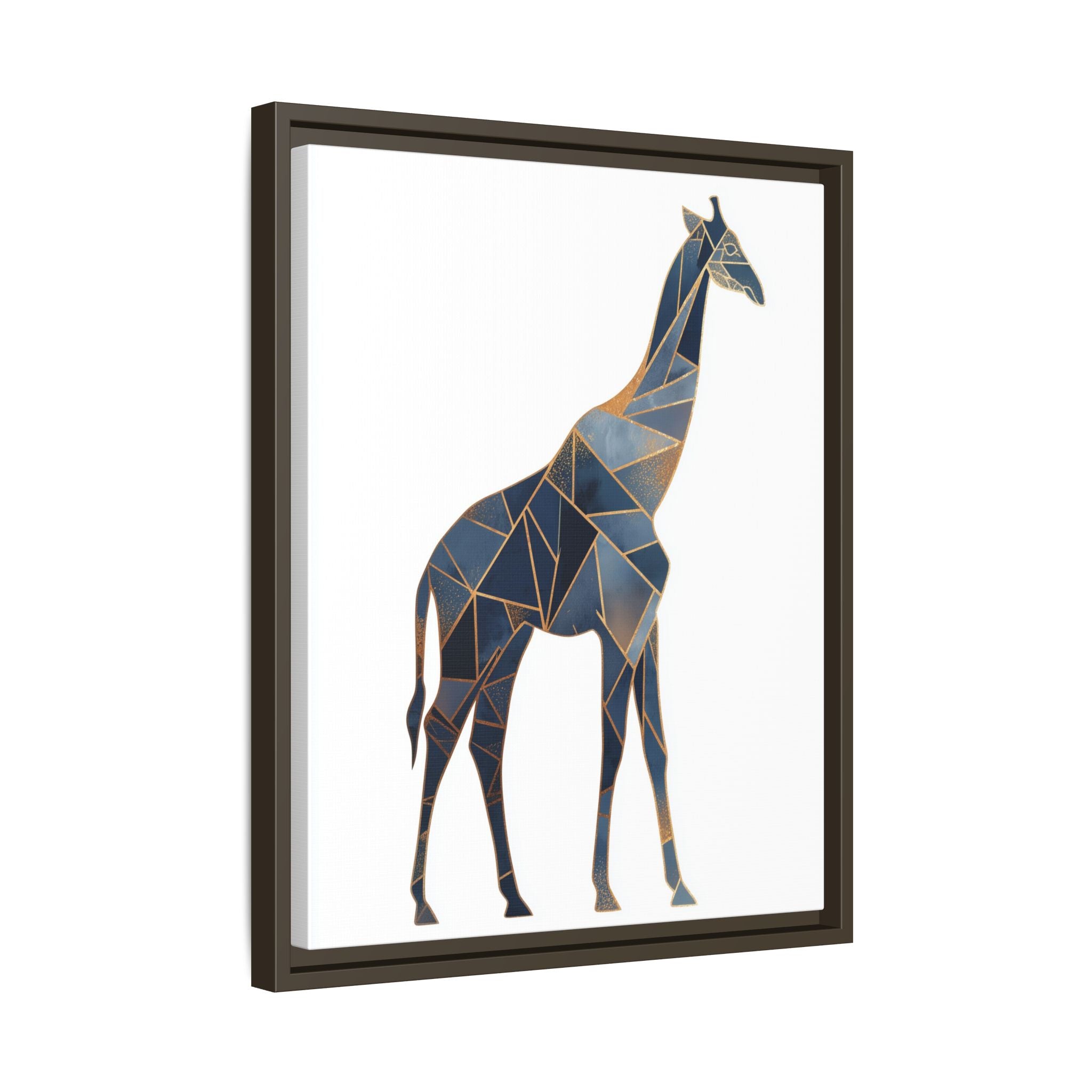 Geometric Giraffe Framed Print : Polygonal Wildlife Art, Modern Mosaic Design   |  Personalized & Custom Orders Available
