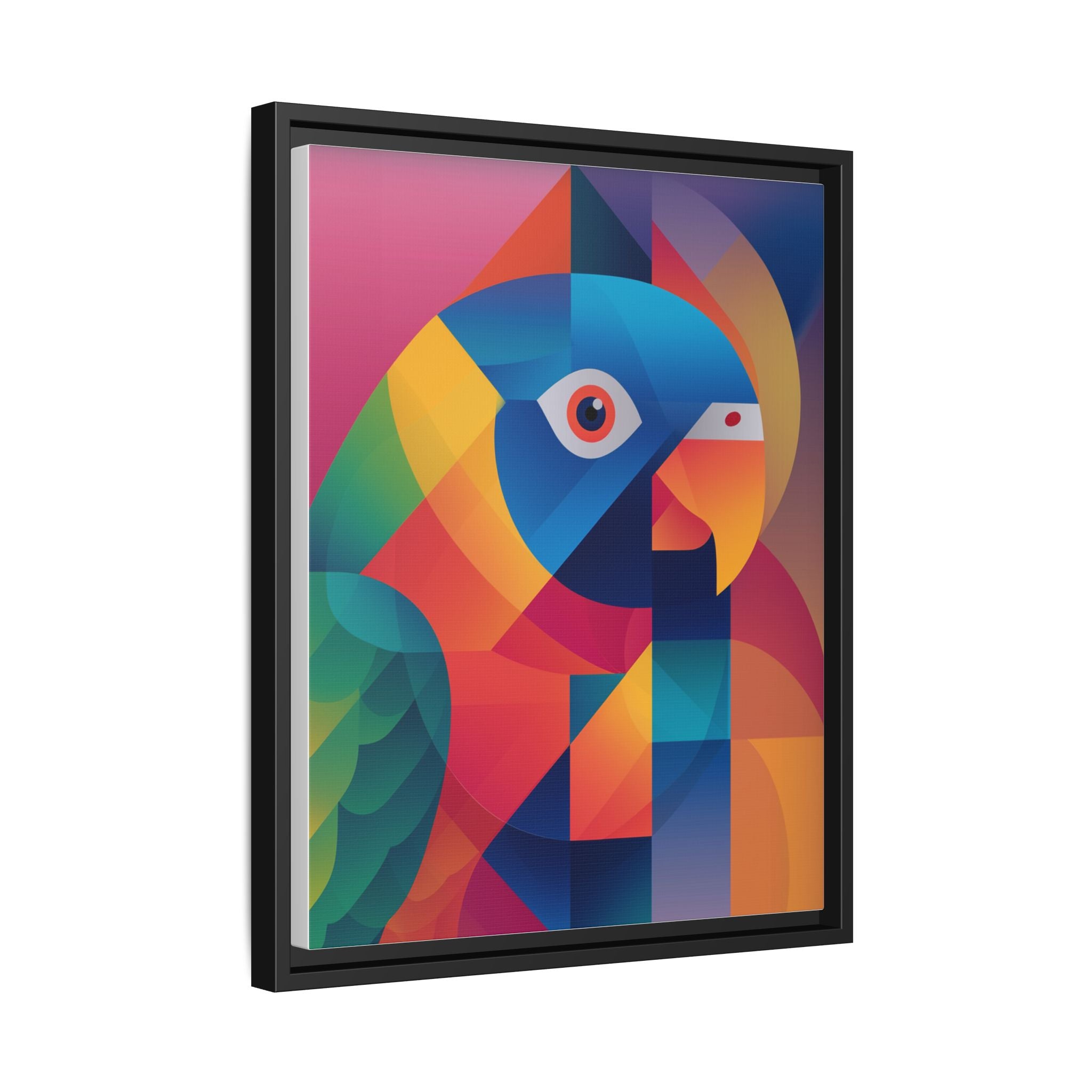 Prismatic Parrot: Cubist Deconstruction, Geometric Color Explosion   |  Personalized & Custom Orders Available