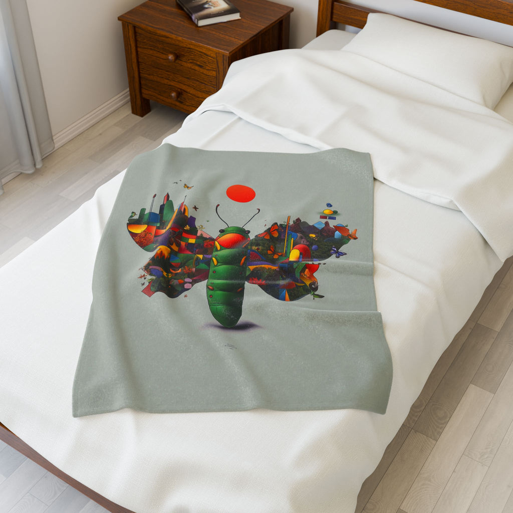 Metamorphosis of Geometry: Landscape Butterfly Transformation, Digital Insect Abstraction   |    Custom Orders Available