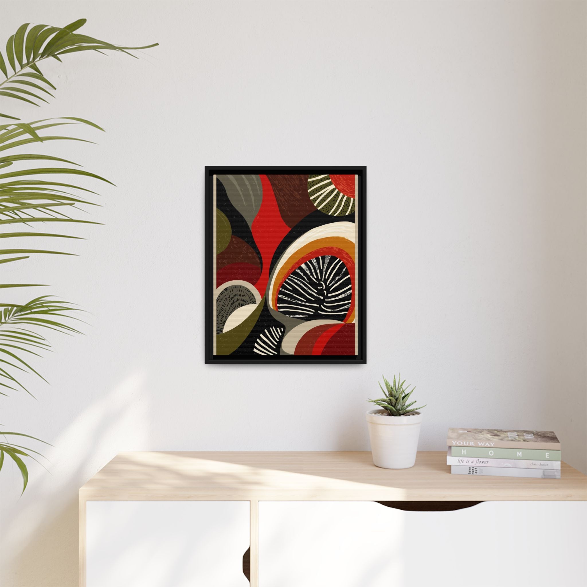 Geometric Rhythm: Abstract Composition, Mid-Century Modern Art, Radial Design Inspiration   |   Custom Orders Accepted
