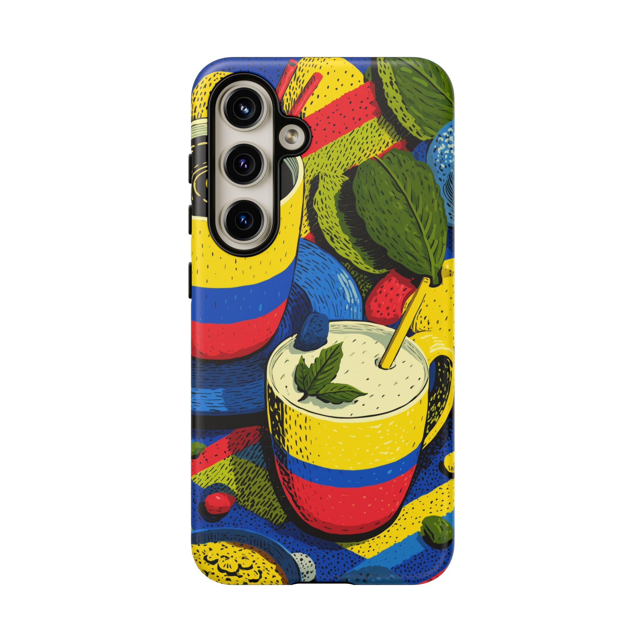 Vibrant Phone Case for Tough Cases | Colorful Colombian Art, Unique Gift, Trendy Accessory, Summer Style, Festival Must-Have