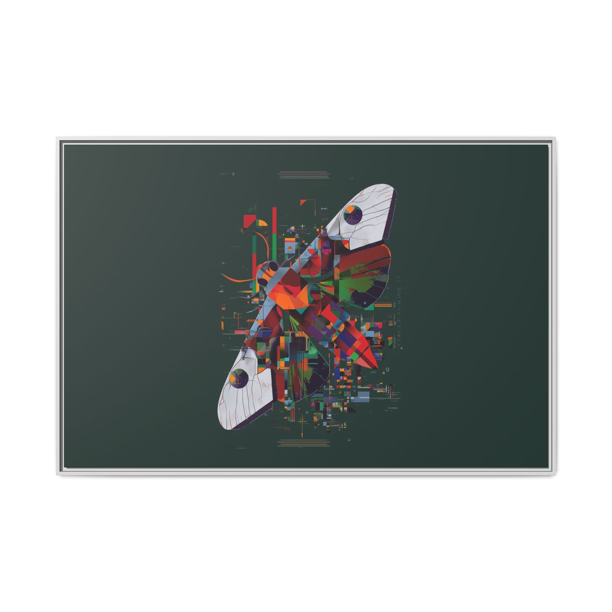 Butterfly Deconstruction: Geometric Digital Art, Pixelated Abstract Butterfly Wings   |    Custom Orders Available