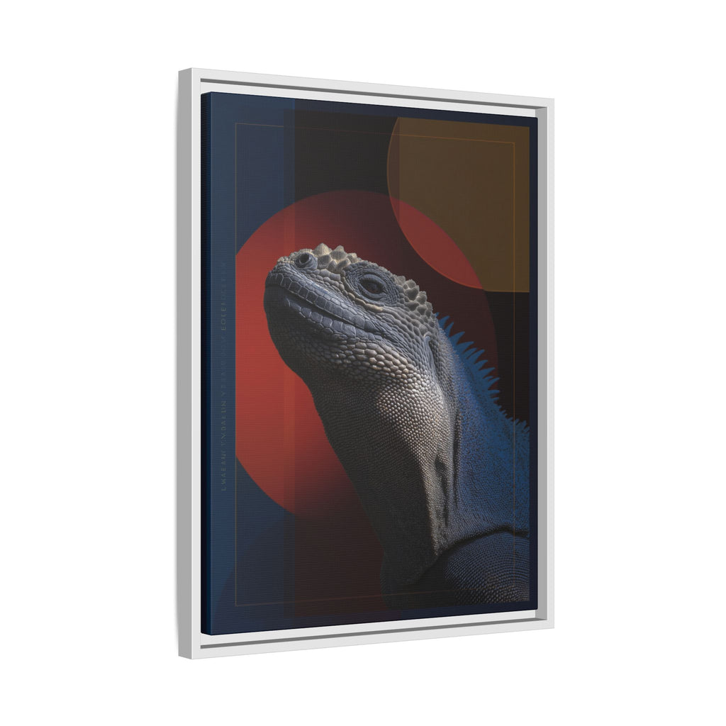 Scales of Antiquity: Prehistoric Reptilian Portrait, Abstract Geometric Composition   |    Custom Orders Available