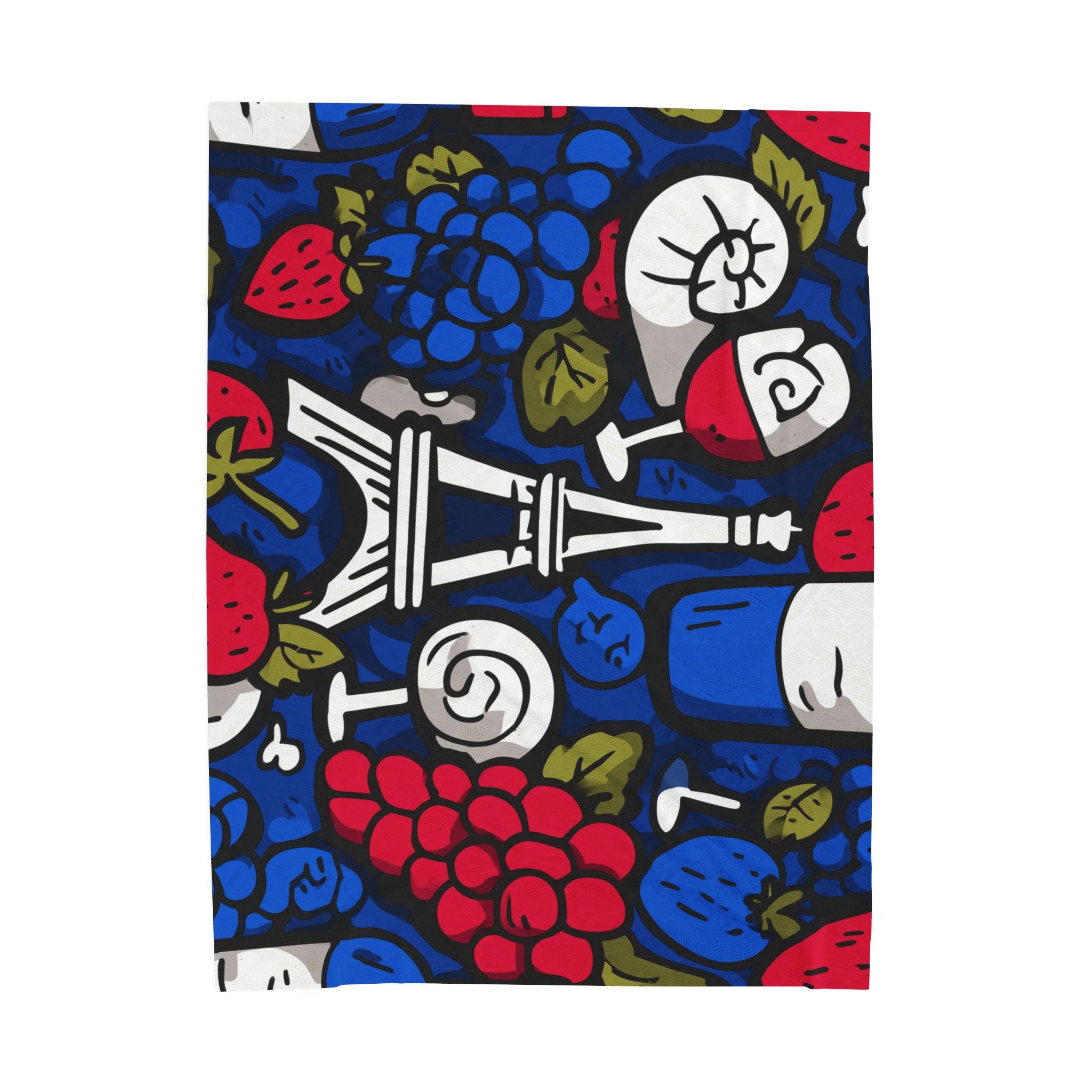 French Pop Panorama: Eiffel Tower Cultural Collage, Vibrant National Symbols   |   Custom Orders Accepted