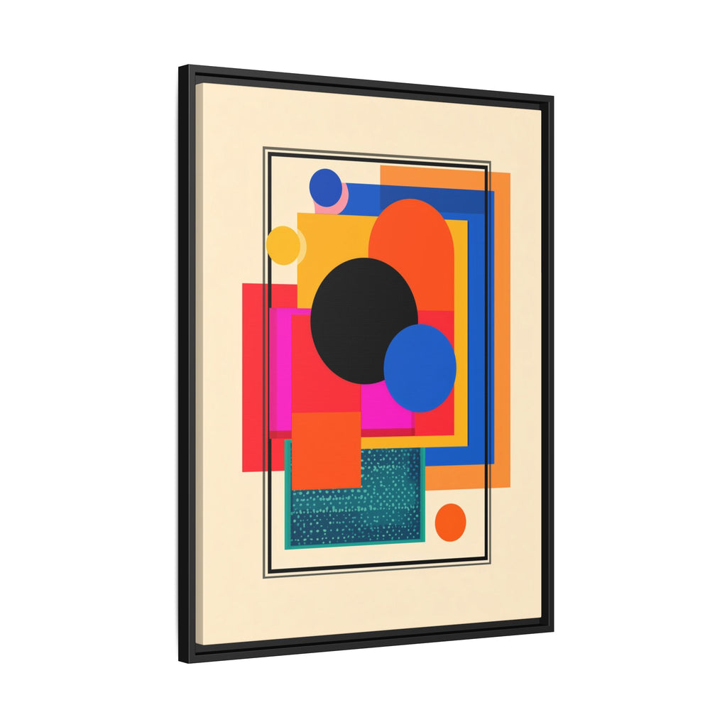 Geometric Harmony: Abstract Color Blocks, Mid-Century Modern Design, Minimalist Art Composition   |   Custom Orders Accepted