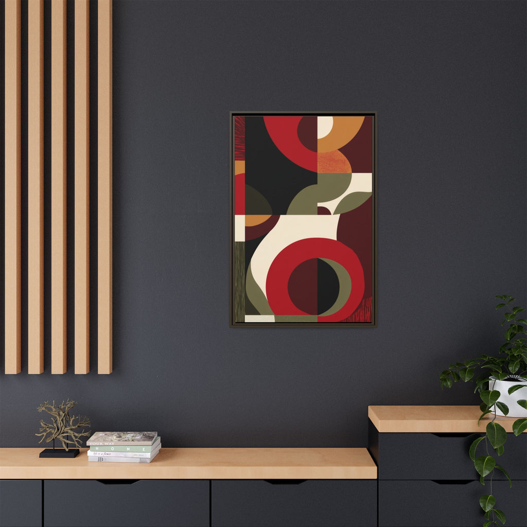 Geometric Intersections: Mid-Century Modern Design, Abstract Architectural Composition, Rhythmic Curved Forms   |   Custom Orders Accepted
