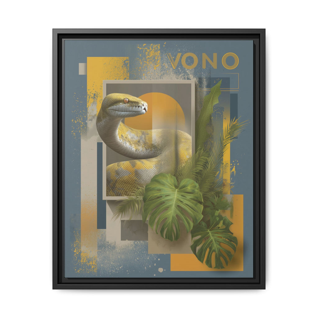 Serpent in Geometrics: Tropical Graphic Design, Modern Nature Illustration   |    Custom Orders Available