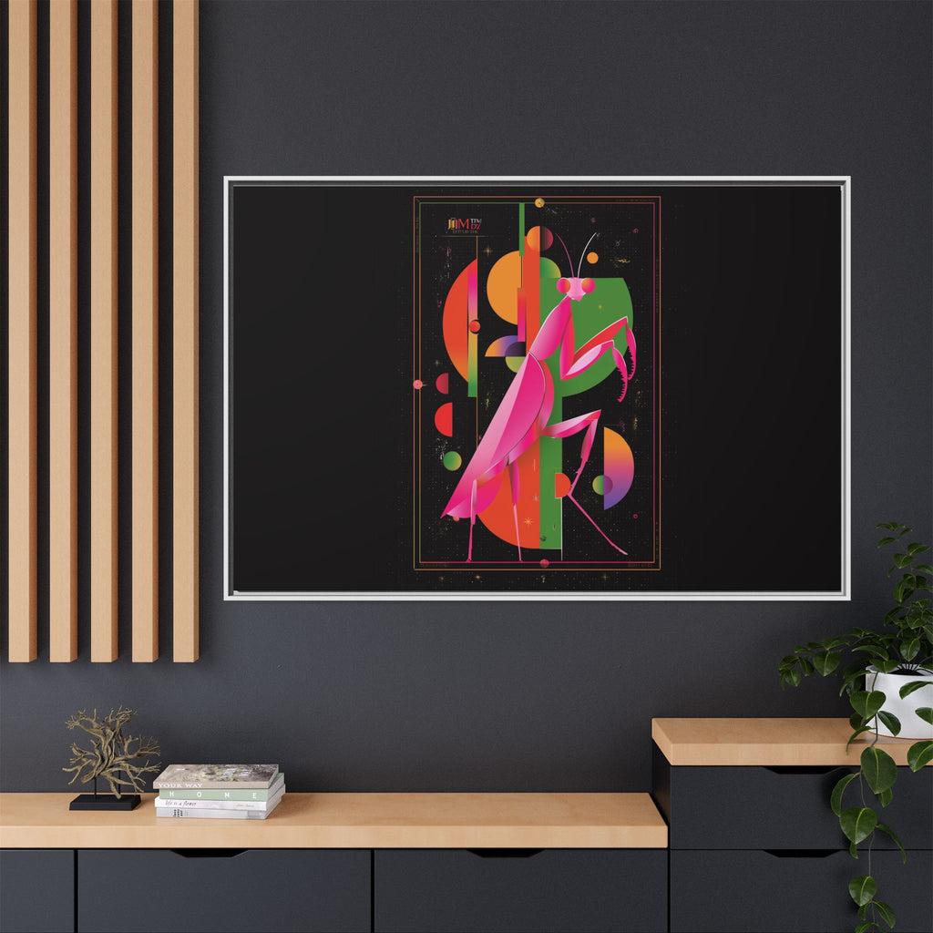 Celestial Mantis: Cubist Geometry, Cosmic Insect Portrait   |    Custom Orders Available