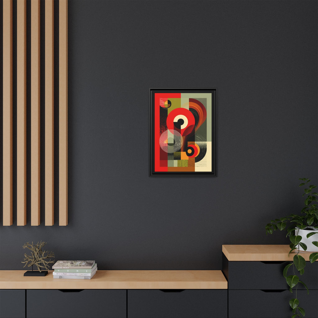 Chromatic Geometrics: Abstract Constructivist Composition, Modernist Color Blocking, Layered Circular Forms   |   Custom Orders Accepted