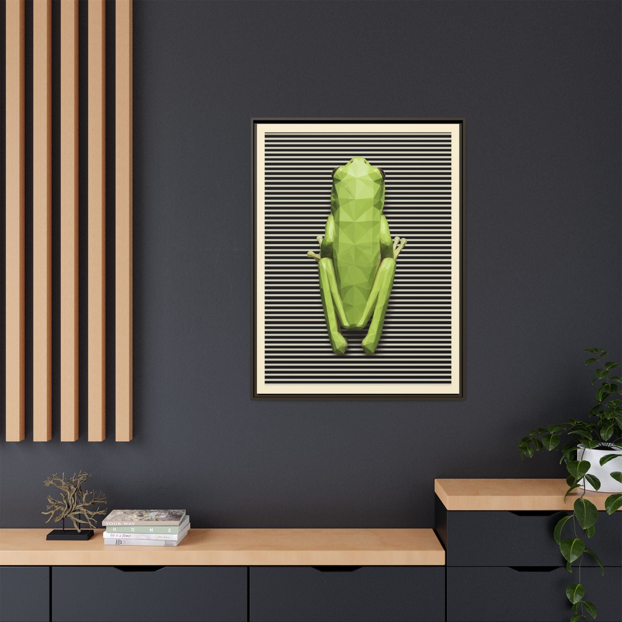 Geometric Amphibian: Low-Poly Frog Design, Digital Art Minimalism   |  Personalized & Custom Orders Available