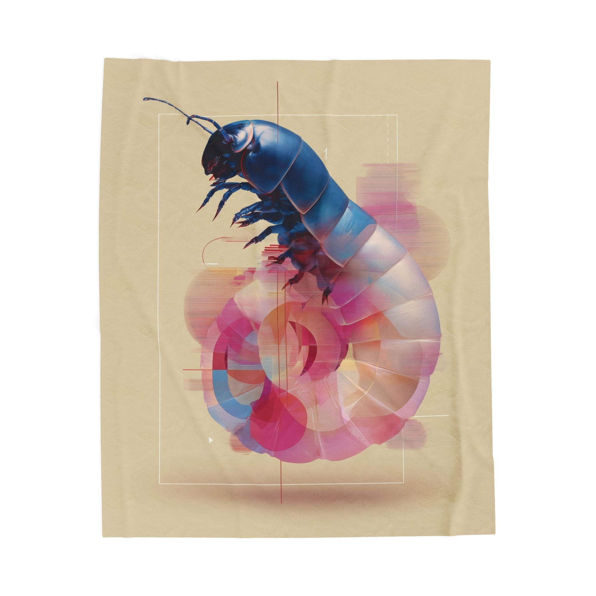 Chromatic Exoskeleton: Digital Beetle Render, Geometric Abstract Composition   |    Custom Orders Available