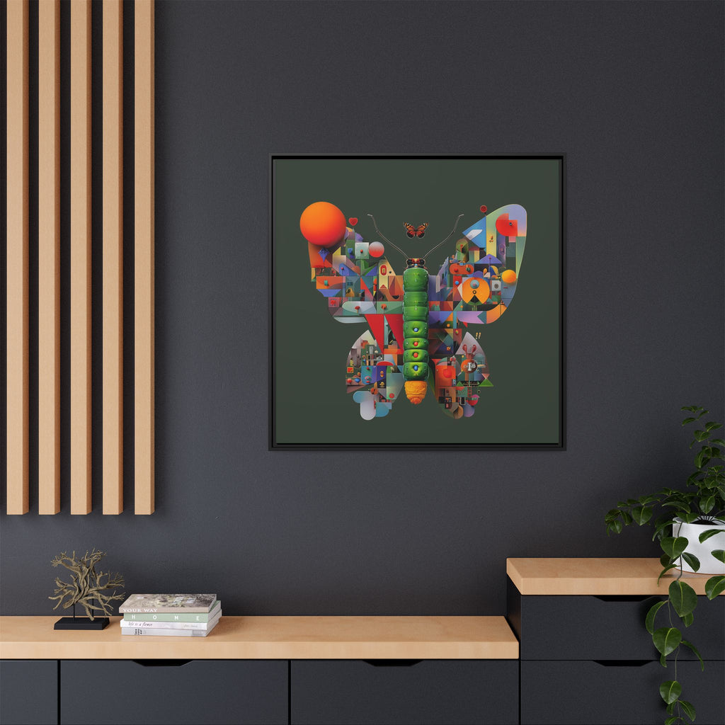 Furnie: Geometric Butterfly Mosaic, Digital Art Landscape   |    Custom Orders Available