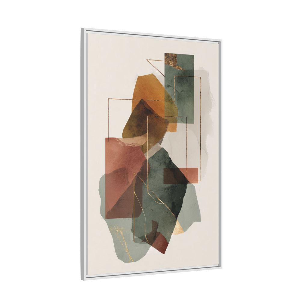 Harmonic Geometries: Architectural Abstraction, Earthy Palette, Minimalist Composition   |   Custom Orders Accepted