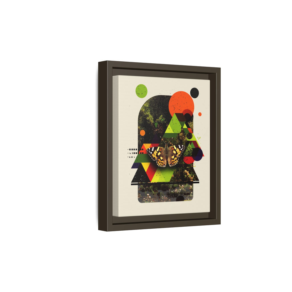 Metamorphic Geometries Framed Print: Digital Nature Collage, Butterfly Abstract Design   |   Custom Orders Available