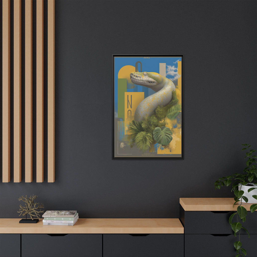 Serpent's Geometry: Tropical Realism, Digital Wildlife Composition   |    Custom Orders Available